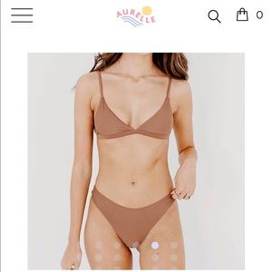 Aurelle brown Maria bikini.